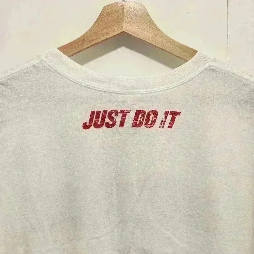 Nike MOTV8D Football Mens T Shirt Size XXL White Red - Picture 4 of 5